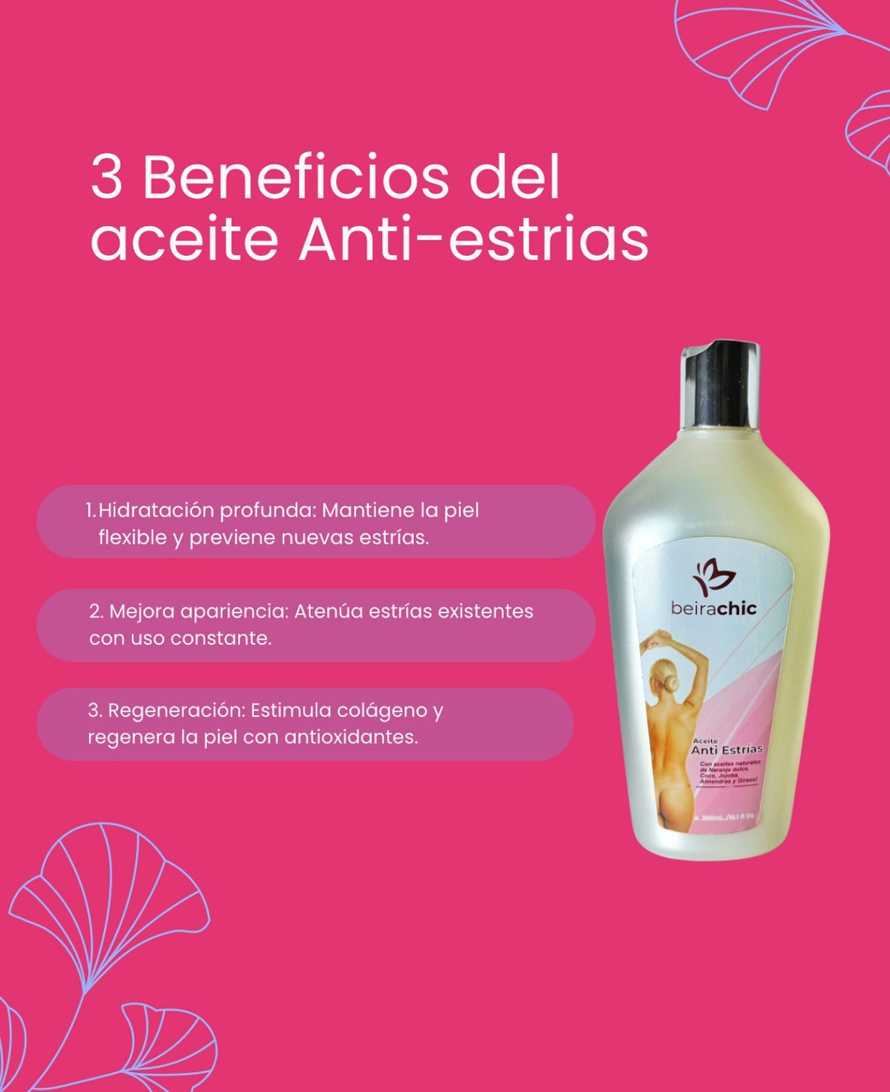 Aceite anti-estrias